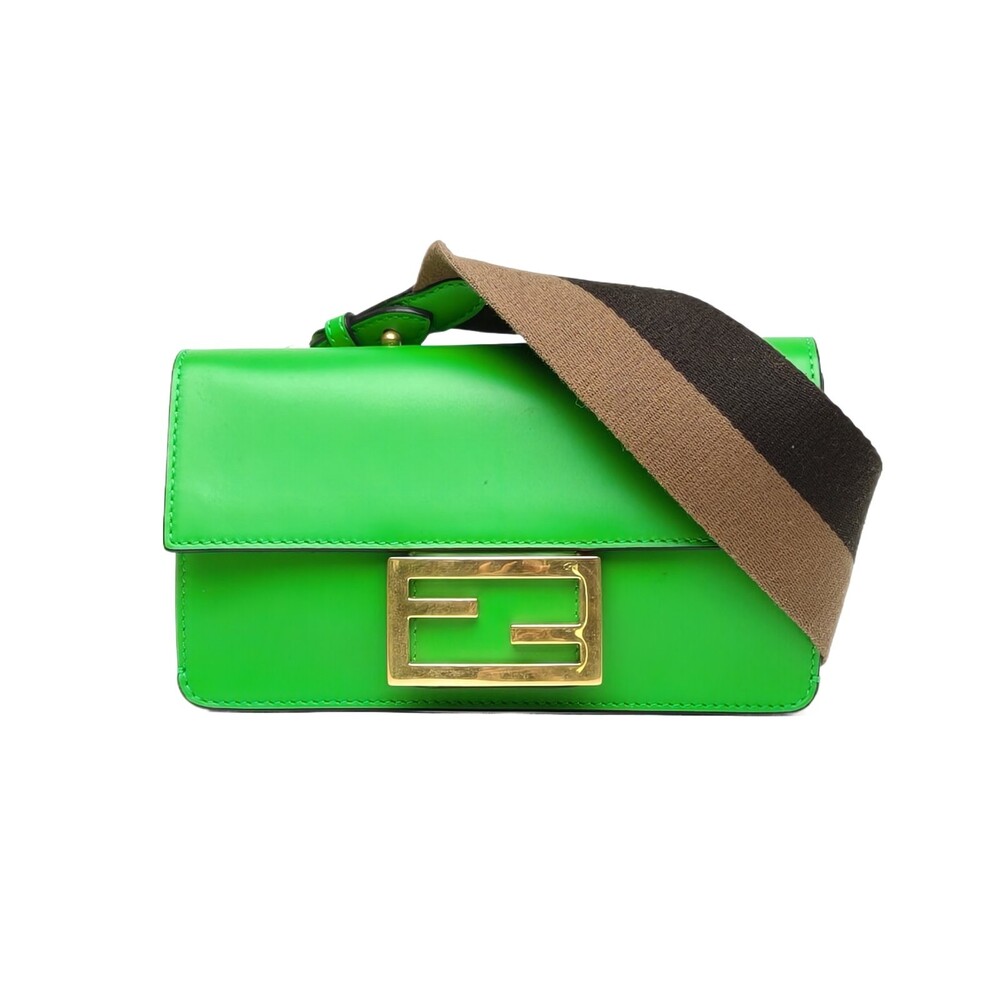 Fendi Crossbody Bag Green Calfskin #360186F64B